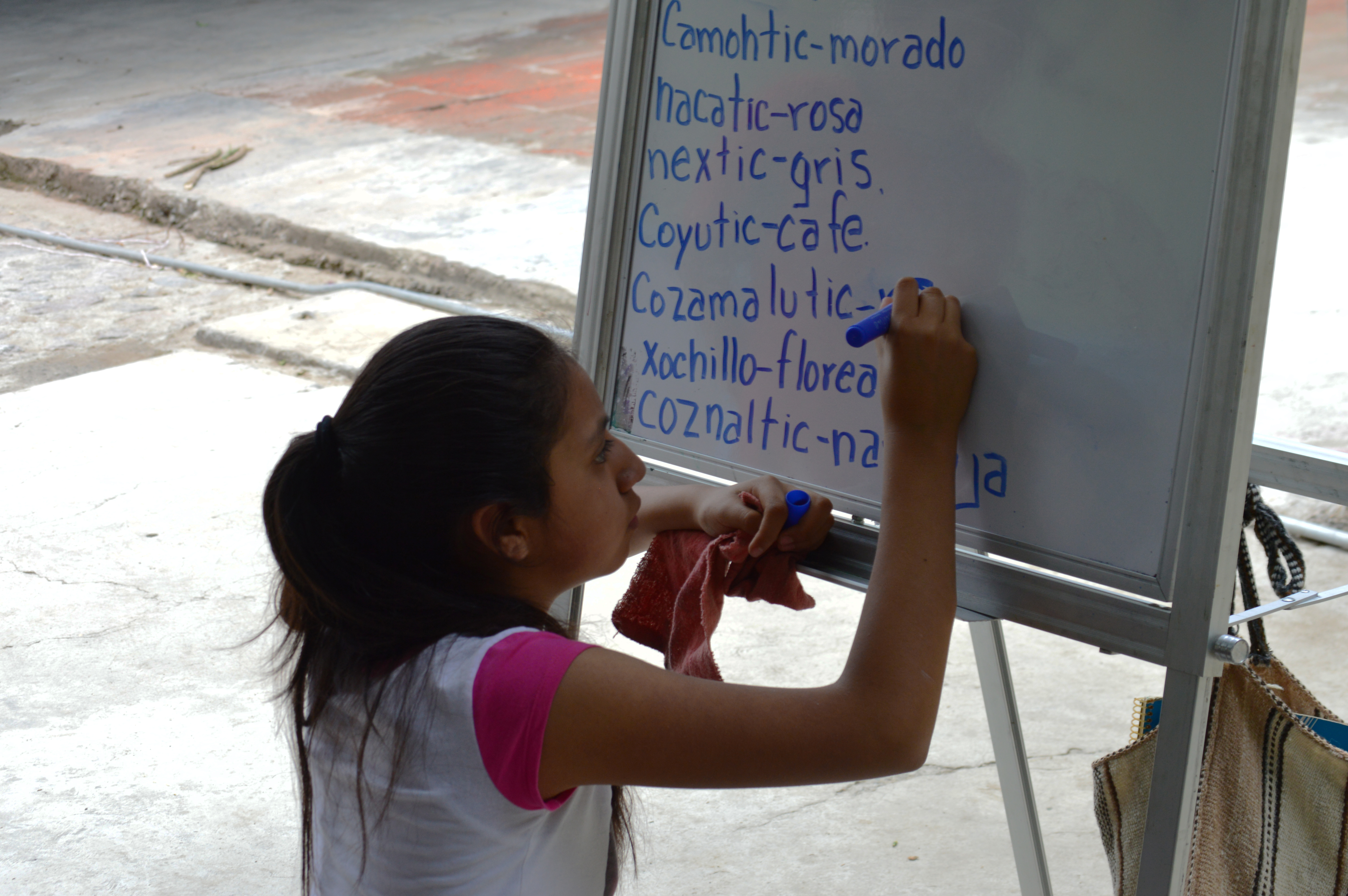 Imagen representativa de la lengua náhuatl